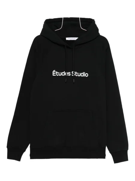 Hanorac cu glugă études Studio cu imagine negru