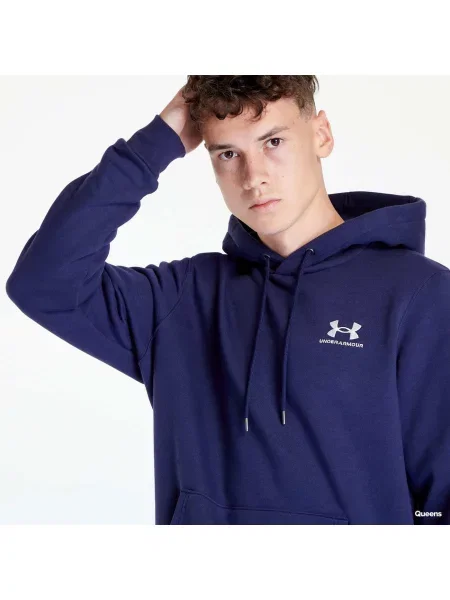 Φούτερ Under Armour Essential Fleece Hoodie Midnight Navy/ White M λευκό