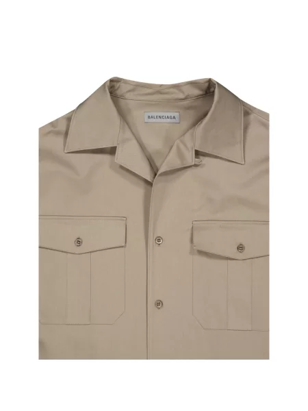 Koszula Balenciaga casual beżowa