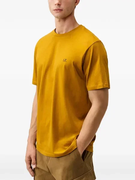 Scurt tricou C.p. Company din jerseu galben
