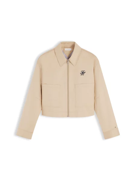 TOMMY HILFIGER Geacă de primăvară-toamnă bej
