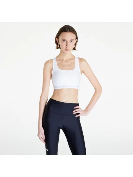 Biustonosz Under Armour Crossback Mid Bra White S biały