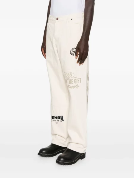 Pantaloni Honor The Gift cu imagine