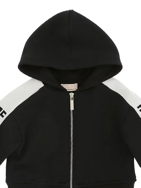 Bluza z kapturem dziecięca Elisabetta Franchi czarna