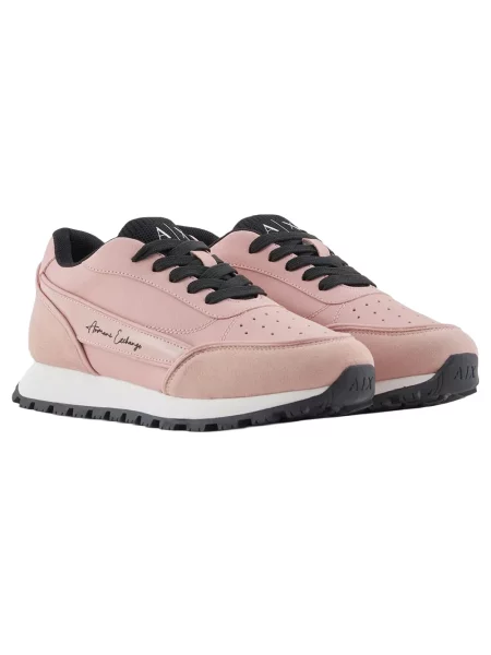 Sneakersy Armani Exchange różowe