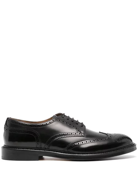 Brogues Doucal's din piele negru