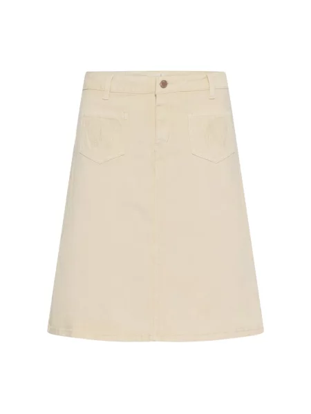 Spódnica jeansowa Cream beżowa