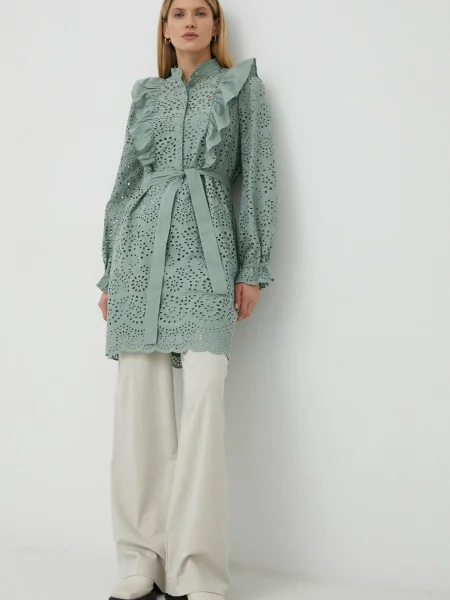 Bruuns Bazaar sukienka Sienna Kandra zielona