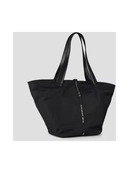 Duża torba podróżna Max Mara Weekend tweedowa do kolan czarna