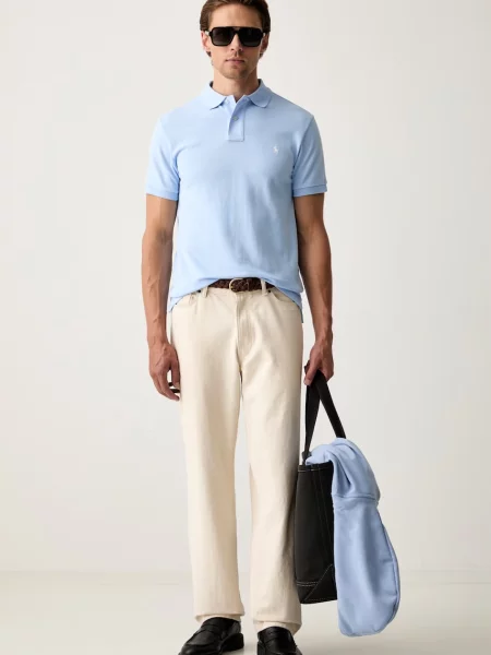Polo Ralph Lauren Tričko svetlomodrá modrá