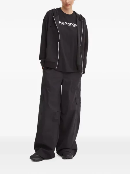 Hanorac cu glugă Puma cu broderie negru