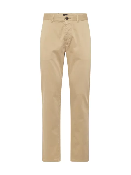 BOSS Pantaloni eleganți nisipiu