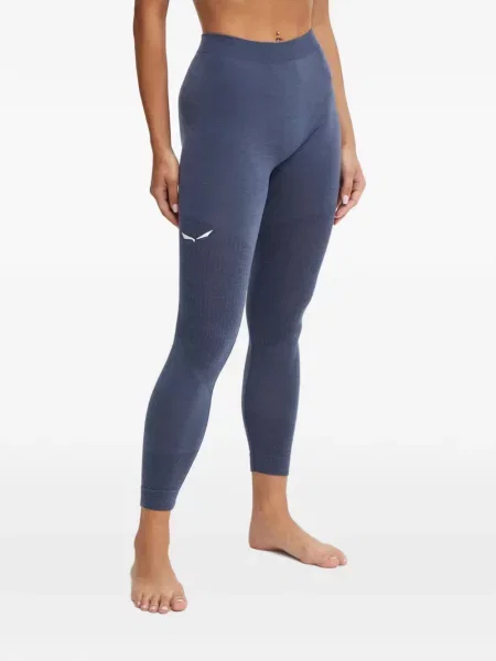Leggings Salewa cu imagine albastru