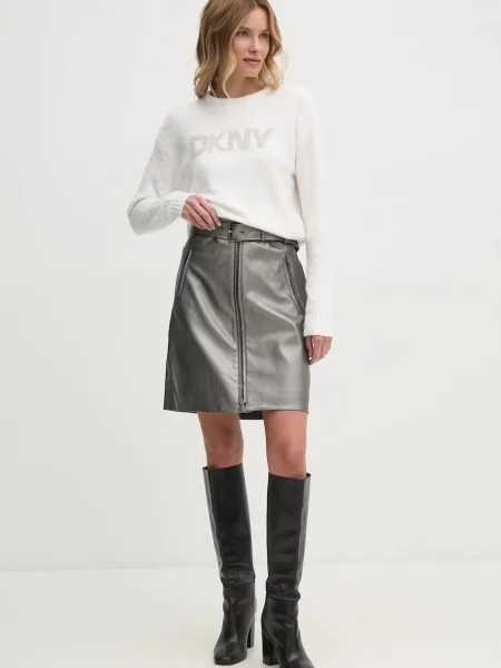 Юбка мини Dkny серая