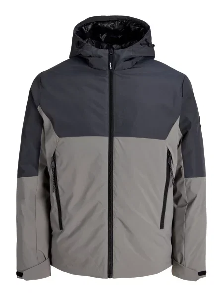 JACK & JONES Geacă de primăvară-toamnă JCOCLUB AXEL gri negru