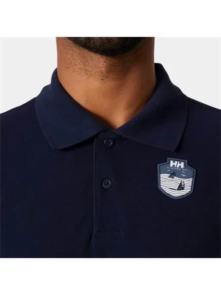 Koszulka sportowa Helly Hansen Marstrand Polo niebieska