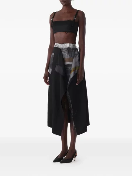Fustă midi Jason Wu Collection negru