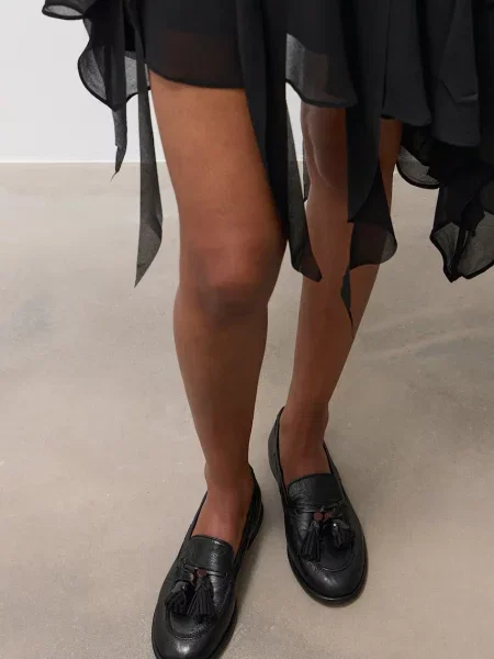 Answear.LAB mocasini pentru femei din piele negru