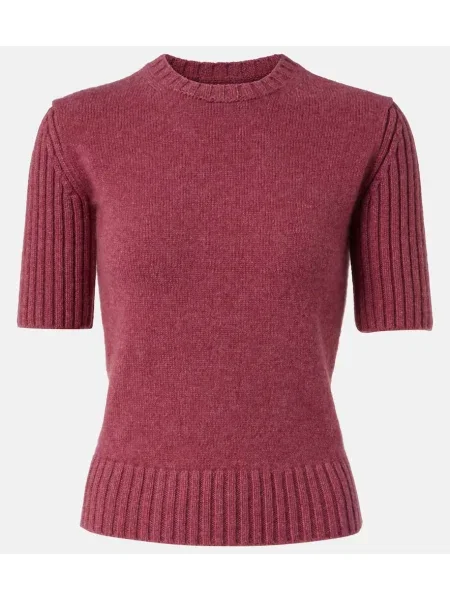 Pulover Khaite din cașmir roșu