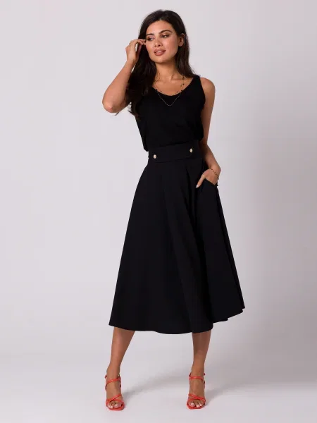 Fustă midi Bewear negru