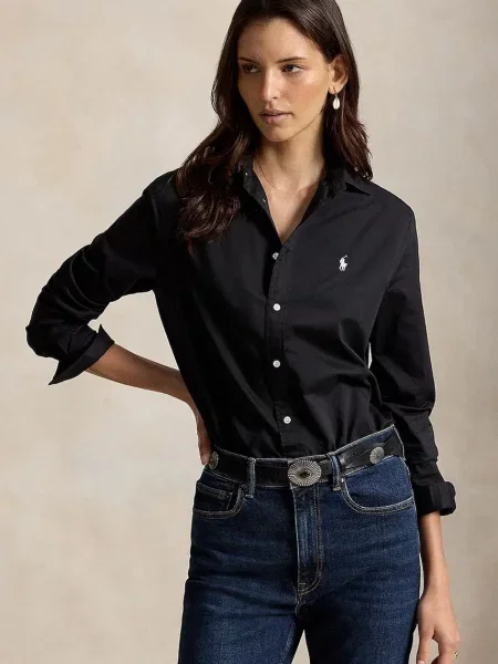 Polo Ralph Lauren cămașă de damă din negru