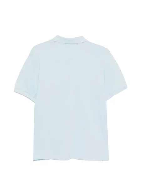 Tricou polo Mc2 Saint Barth cu autograf albastru