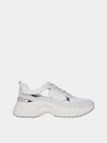 Кросівки повсякденні Skechers штучна шкіра/текстиль білий