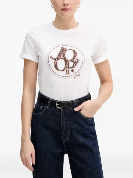 Tricou Joop! cu imagine alb