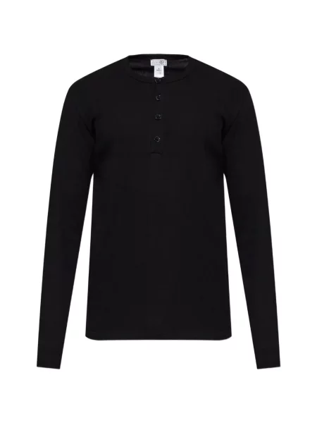 Lung tricou Mm6 Maison Margiela negru