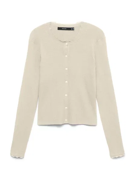 VERO MODA Geacă tricotată VMWONDER' bej