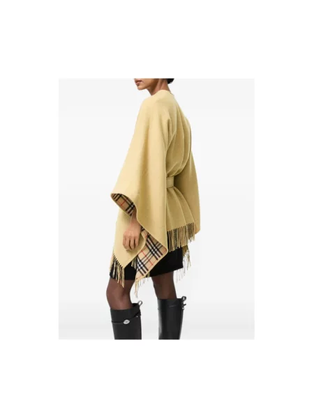 Kurtka Burberry wełniana beżowa