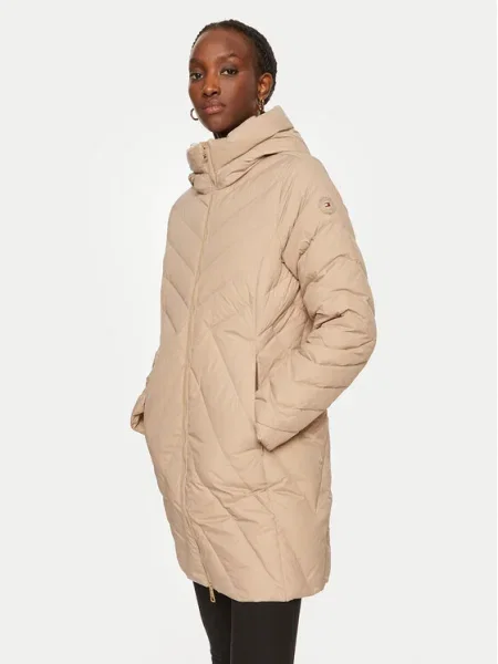 Tommy Hilfiger Geacă din puf Chevron bej