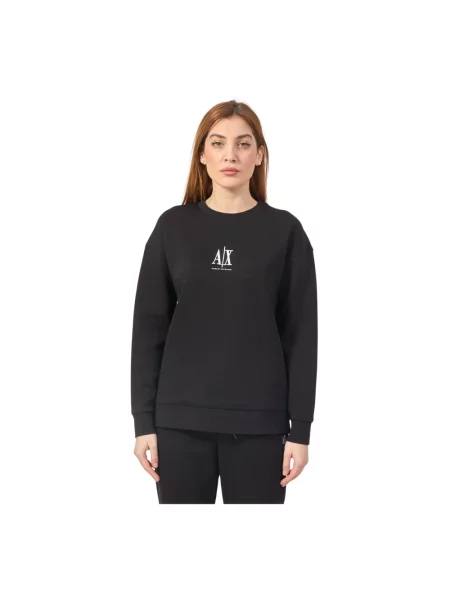 Bluza Armani Exchange z logo czarna