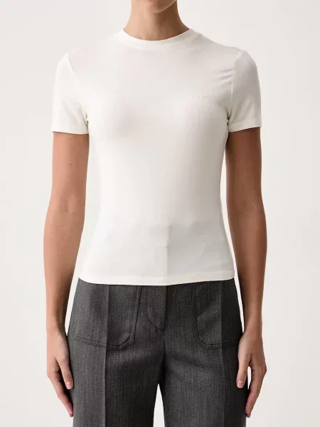 Guess T-Shirt Kremowy beżowa