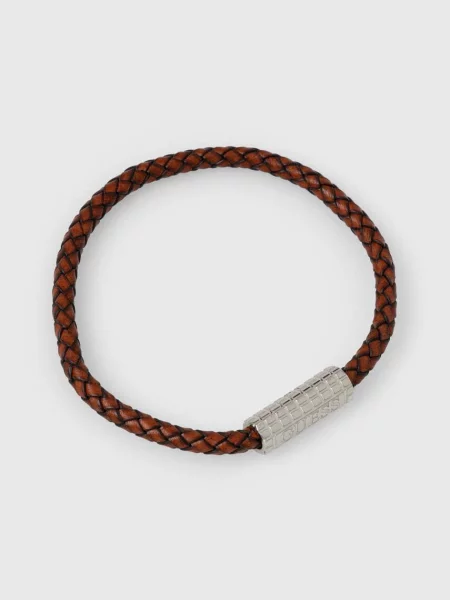 Гривна Guess мъжка кафяво