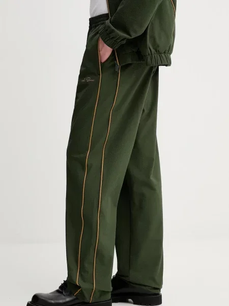 Спортивні штани Les Deux з аплікацією зелений