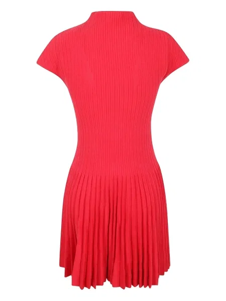 Rochie Magda Butrym plisată de costum roșu