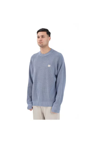 Sweter Calvin Klein Jeans niebieski