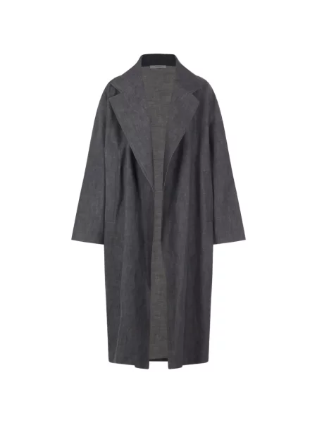 Szeroki płaszcz Dusan szary