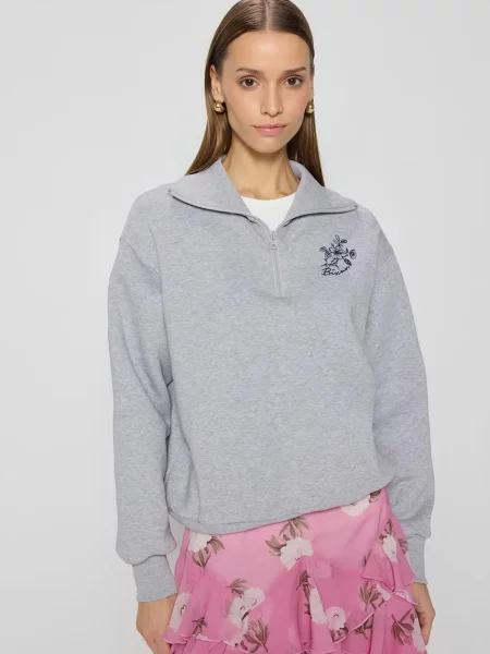 Кофта Bizuu TANSY меланж сірий