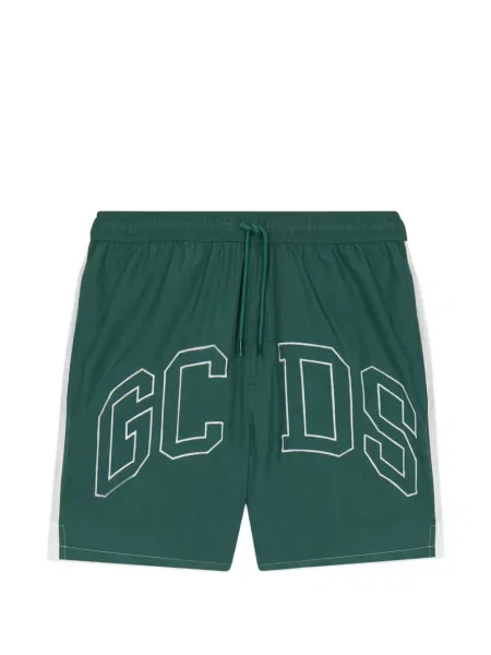 Slip de baie Gcds cu imagine cu cordon verde