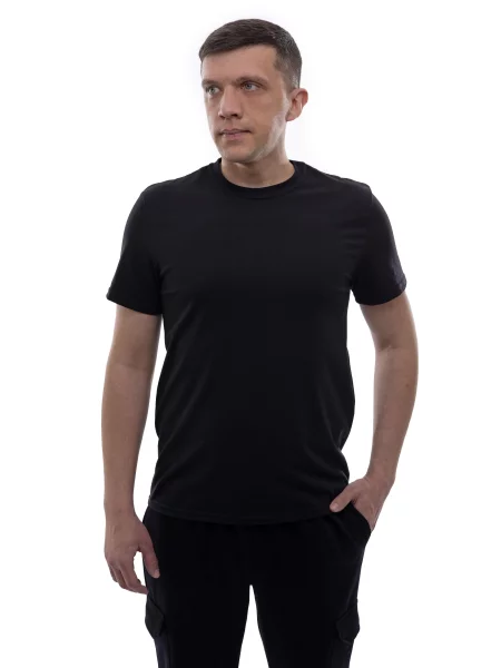 Футболка LUMO віскоза/поліестер чорний