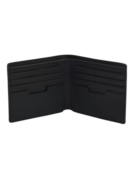 BOSS portofel pentru bărbați cu imitație de piele negru