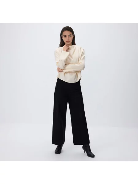 Reserved Džíny culottes černý