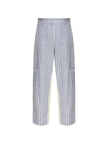 Spodnie Stella Mccartney w paski szare