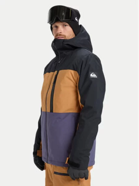 Quiksilver Jakna za snowboard Sycamore Block Pisana Modern Fit