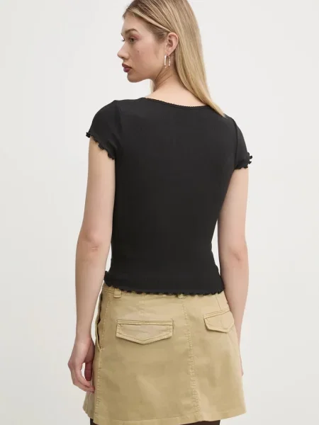 Tričko Tommy Jeans černá