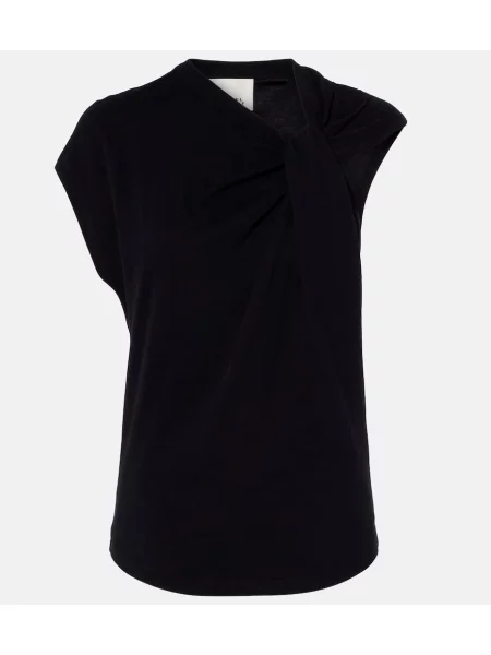 Tricou Isabel Marant din jerseu negru