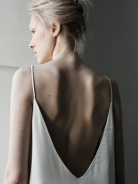 Платье мини Muuv клеш бежевое