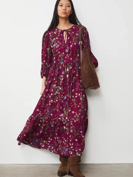 Medicine sukienka bordowa